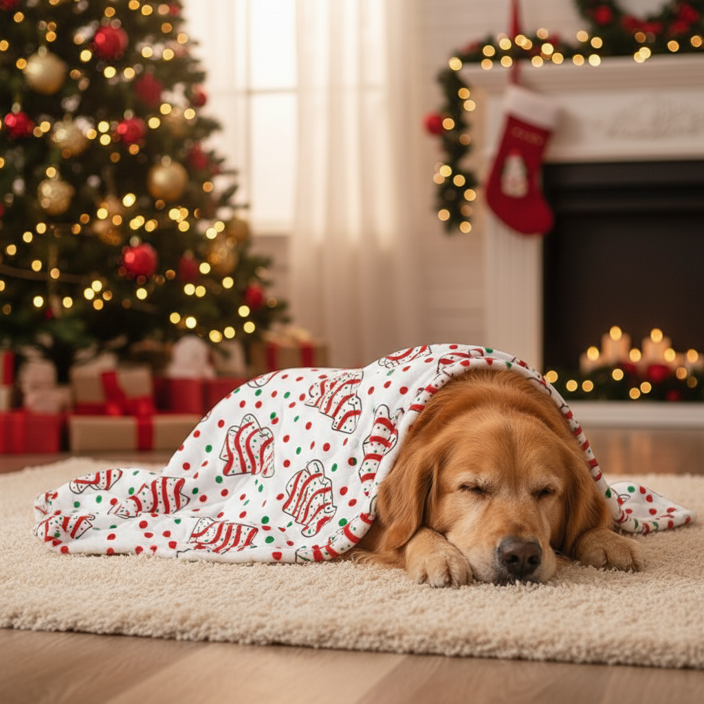 🎄Cozy Christmas Holiday Tree Pattern Blanket