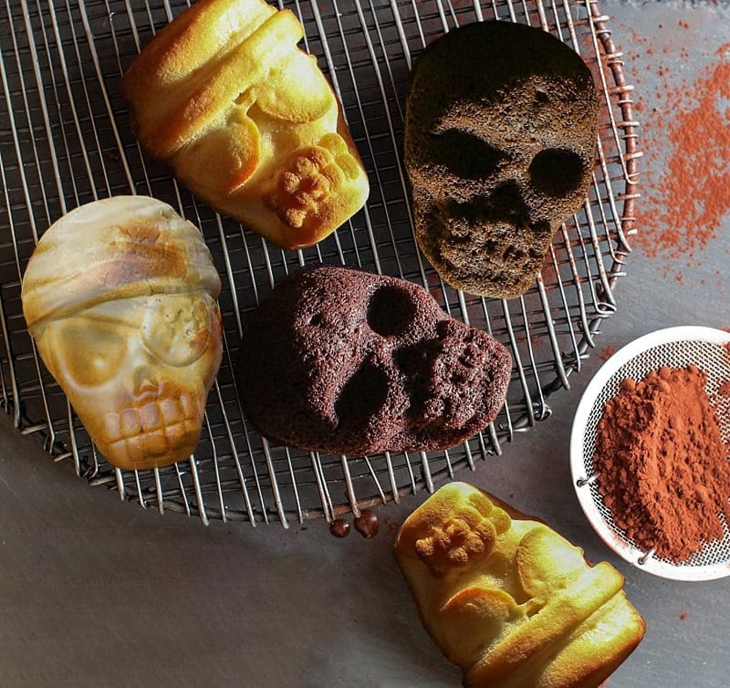 💀Halloween Hot Sale🔥-Haunted Skull Cakelet Pan
