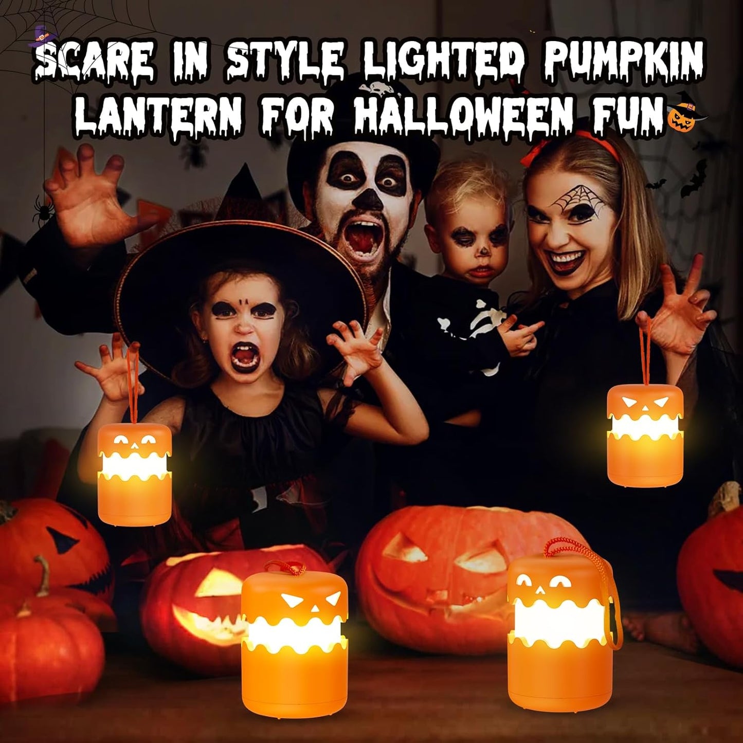 Halloween Pumpkin Lantern and Headlamp