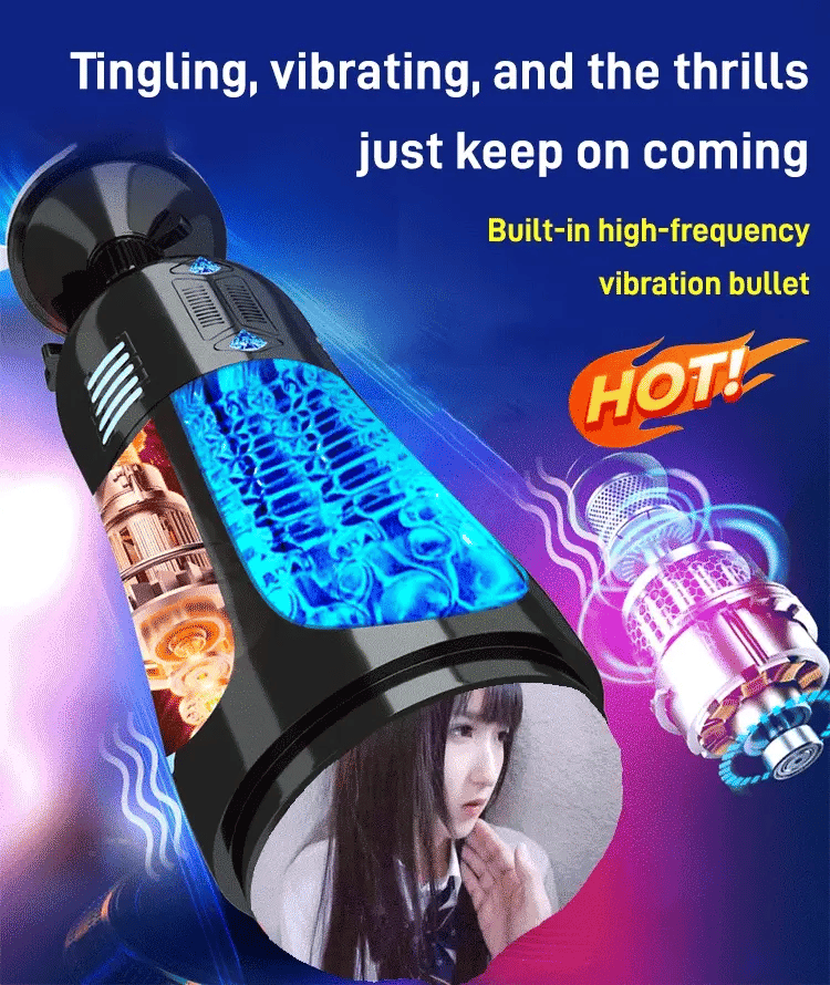 【Discreet Delivery】-Sucking,Vibrating and Stroking Masturbator