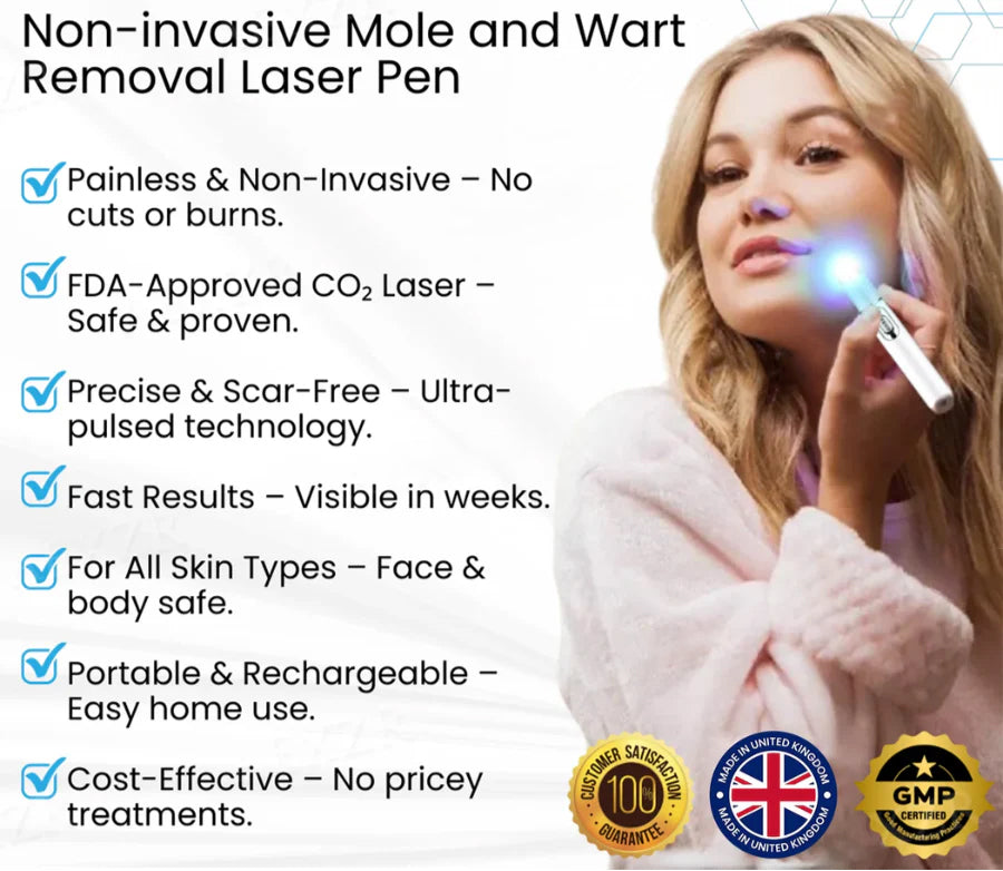 š„ćOFFICIAL STOREćLOVILDS⢠Non-Invasive Mole and Wart Removal Laser Pen