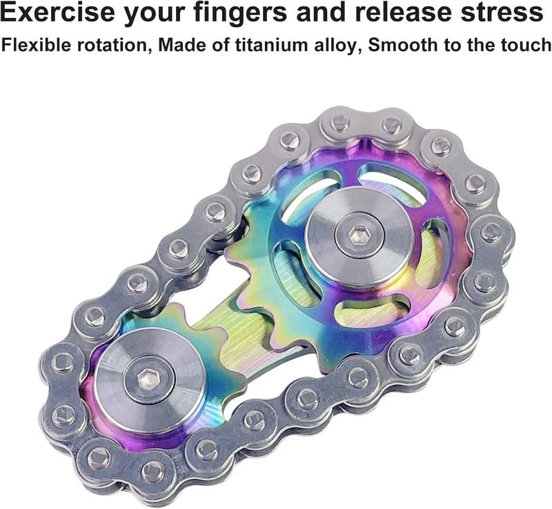🔥Hot Sale 49% OFF🔥-Sprockets Bicycle Chain Fidget Spinner