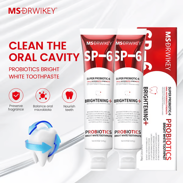 🔥Super Probiotic-6 Toothpaste with 6 Probiotics oalance Oral microbiota strength
