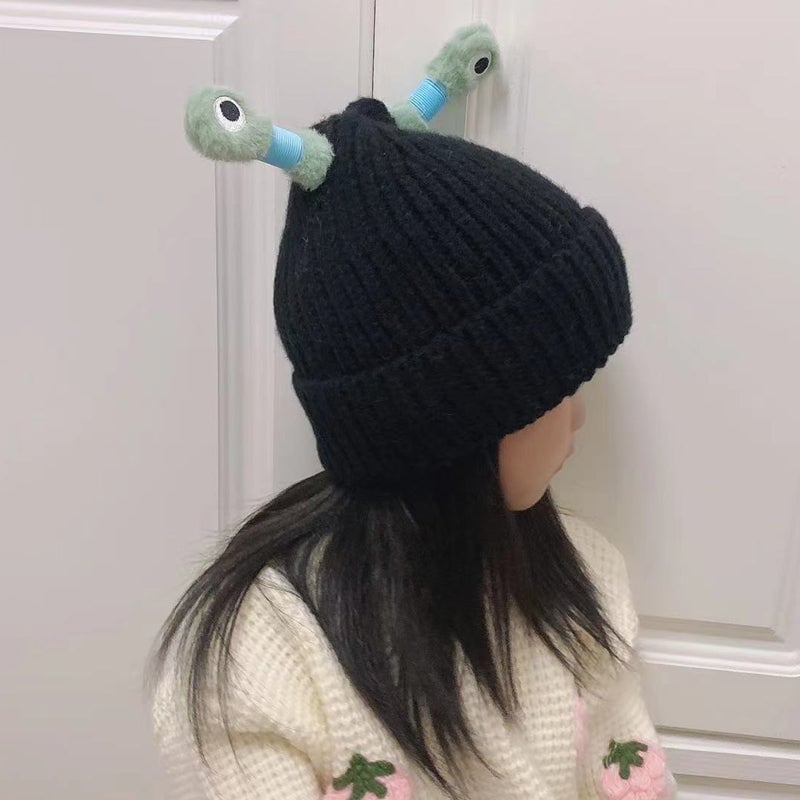 🔥2025 HOT SALE ✨️Winter Parent-Child Cute Glowing Little Monster Knit Hat