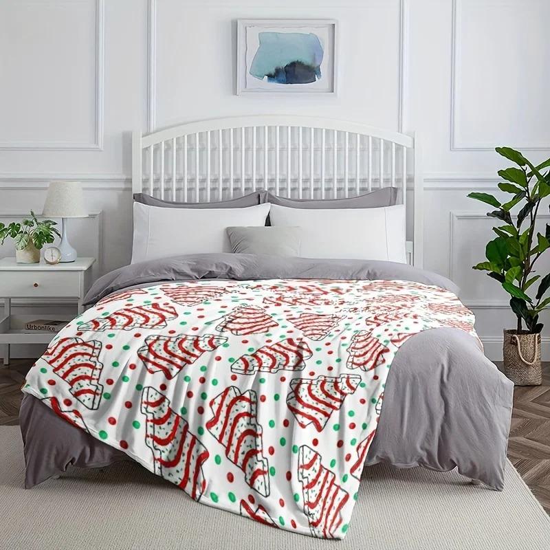 🎄Cozy Christmas Holiday Tree Pattern Blanket