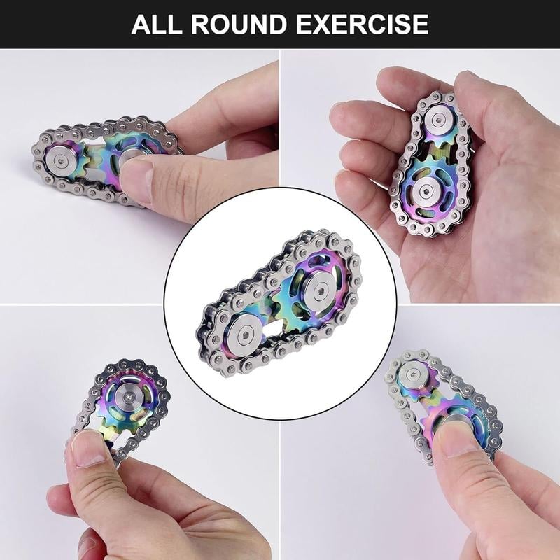 🔥Hot Sale 49% OFF🔥-Sprockets Bicycle Chain Fidget Spinner