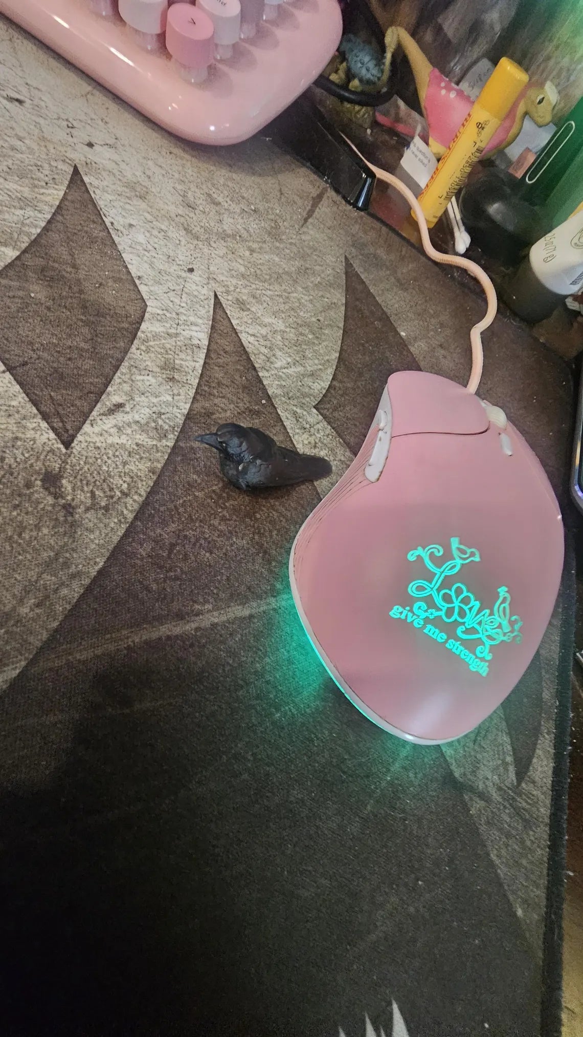 🖤F-CAW-F Tiny Crow for Halloween and Pranks