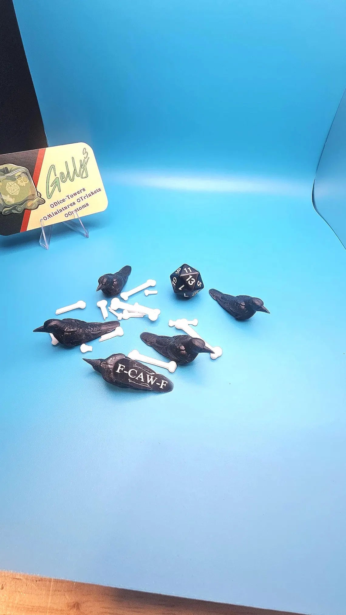 🖤F-CAW-F Tiny Crow for Halloween and Pranks