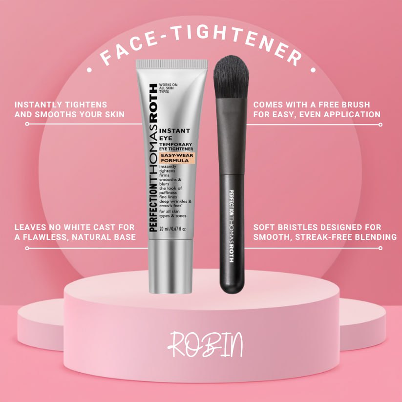 🌸 Instant face Tightener No-Filter Primer (with Brush FREE !)