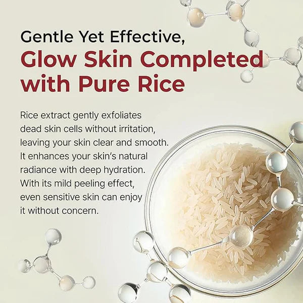 Natravor™ Peel Shot Glow Rice AmpouleDuo -Serums for Brightening, Exfoliating, andMoisturizing-Suitable for All Skin Types