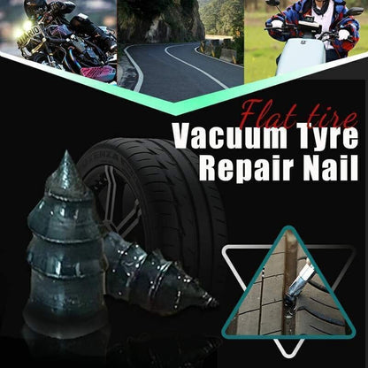 60PCS Tire Repair Rubber Nails Kit-Free a screwdriver