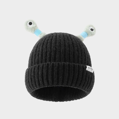 🔥2025 HOT SALE ✨️Winter Parent-Child Cute Glowing Little Monster Knit Hat