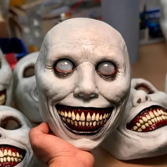 🏆Flash Sale⚡🎭 Scary Zombie Mask Set – The Ultimate Halloween Clown & Demon Costume Accessory!