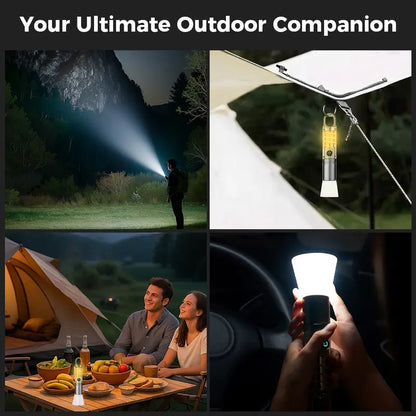 🔦 2-in-1 Multifunctional Camping Flashlight & Lantern