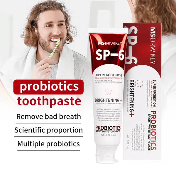 🔥Super Probiotic-6 Toothpaste with 6 Probiotics oalance Oral microbiota strength