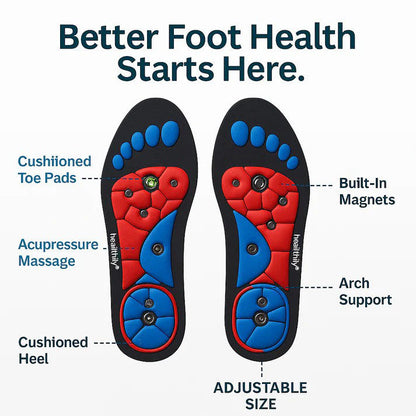 Heailthily® Magnetic Massage Insoles – Relieve Foot Pain & Improve Circulation Naturally