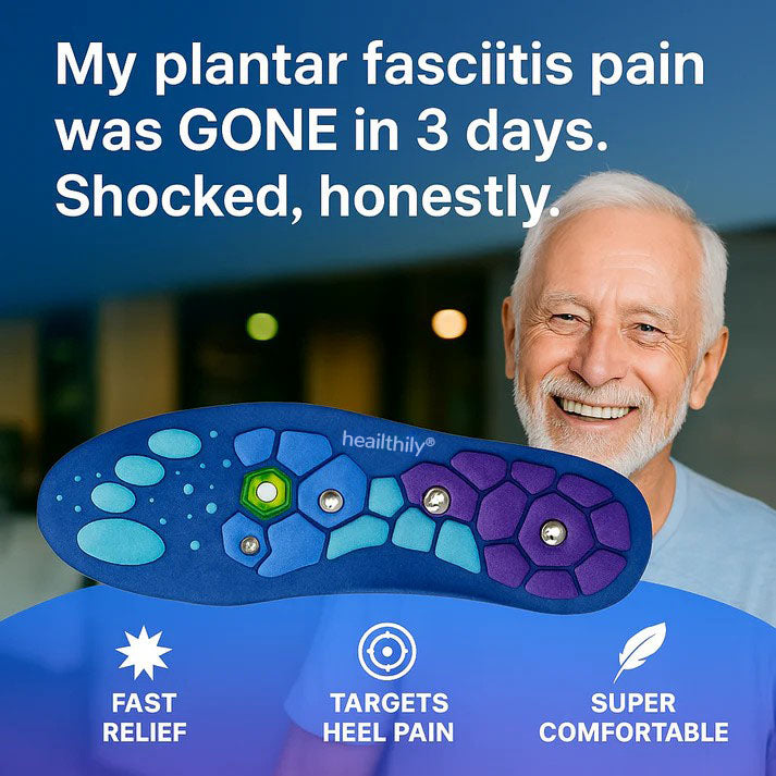 Heailthily® Magnetic Massage Insoles – Relieve Foot Pain & Improve Circulation Naturally