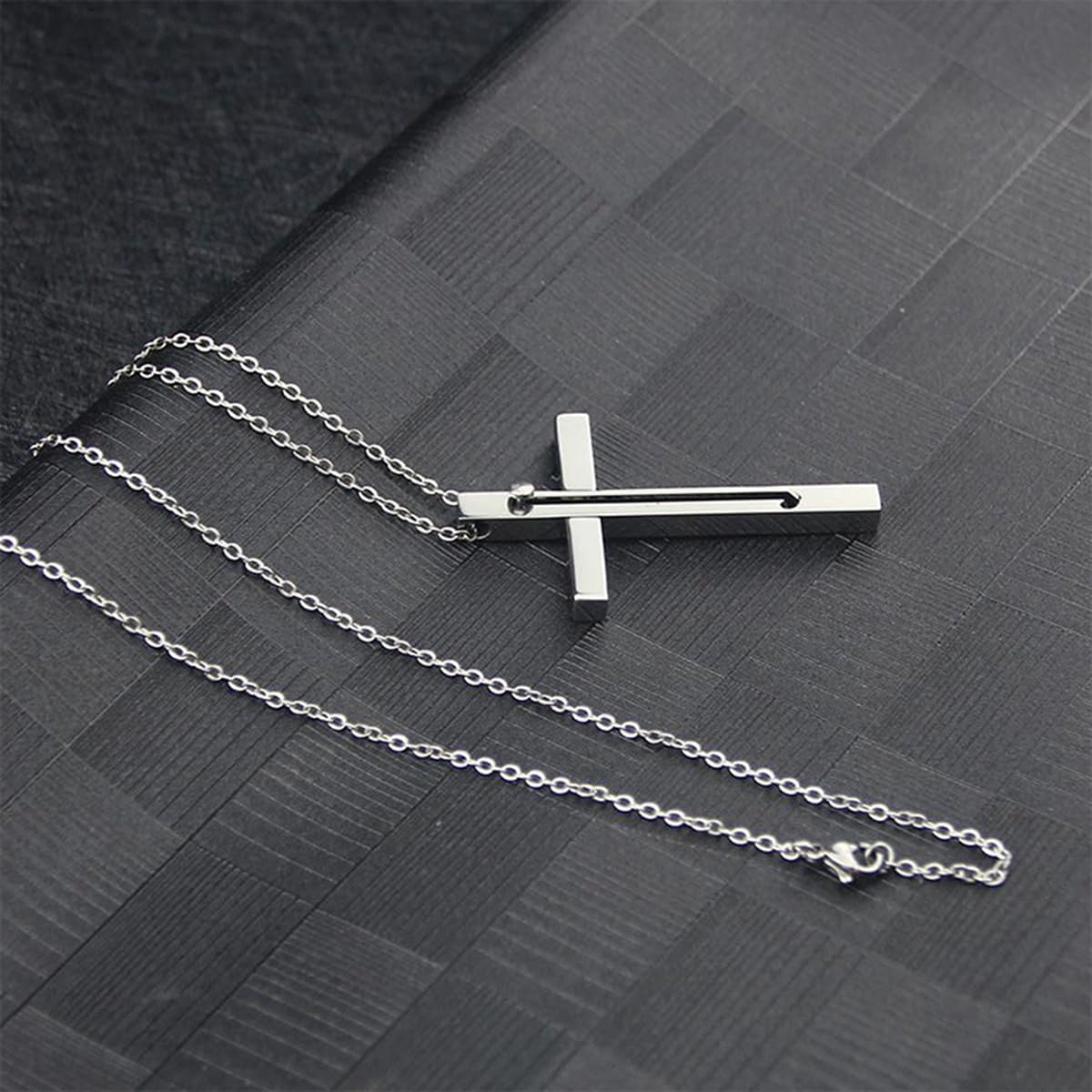 Metal Self Defense Necklace Needle Knife