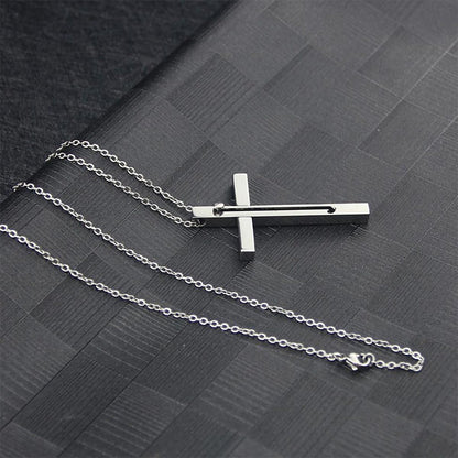 Metal Self Defense Necklace Needle Knife