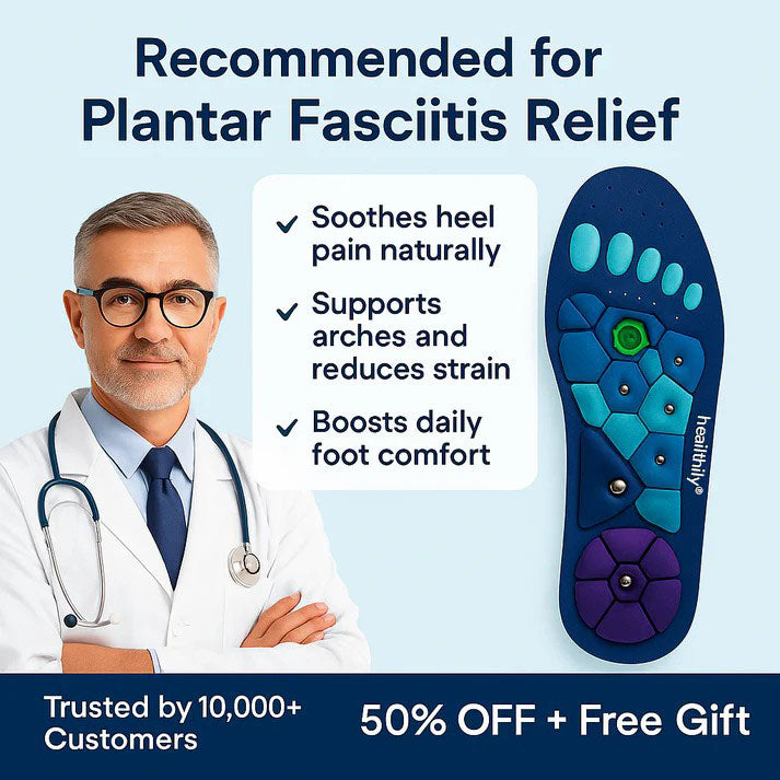 Heailthily® Magnetic Massage Insoles – Relieve Foot Pain & Improve Circulation Naturally