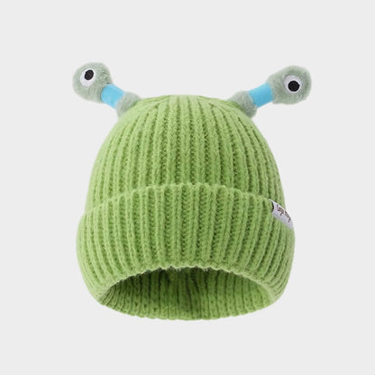 🔥2025 HOT SALE ✨️Winter Parent-Child Cute Glowing Little Monster Knit Hat