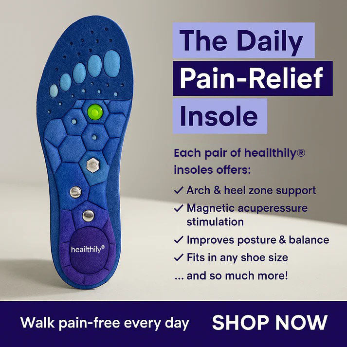 Heailthily® Magnetic Massage Insoles – Relieve Foot Pain & Improve Circulation Naturally