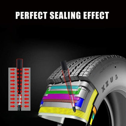 60PCS Tire Repair Rubber Nails Kit-Free a screwdriver