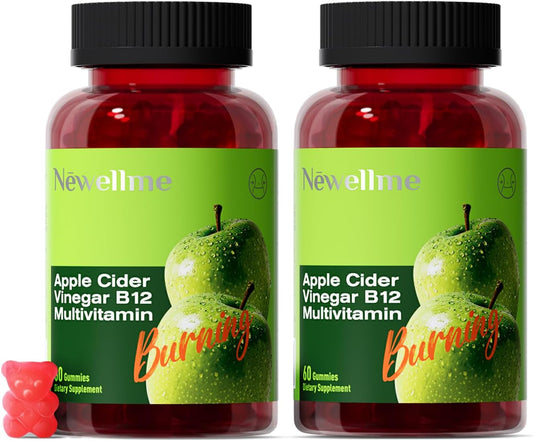 Sugar-Free Apple Cider Vinegar Gummies B12 Multivitamin