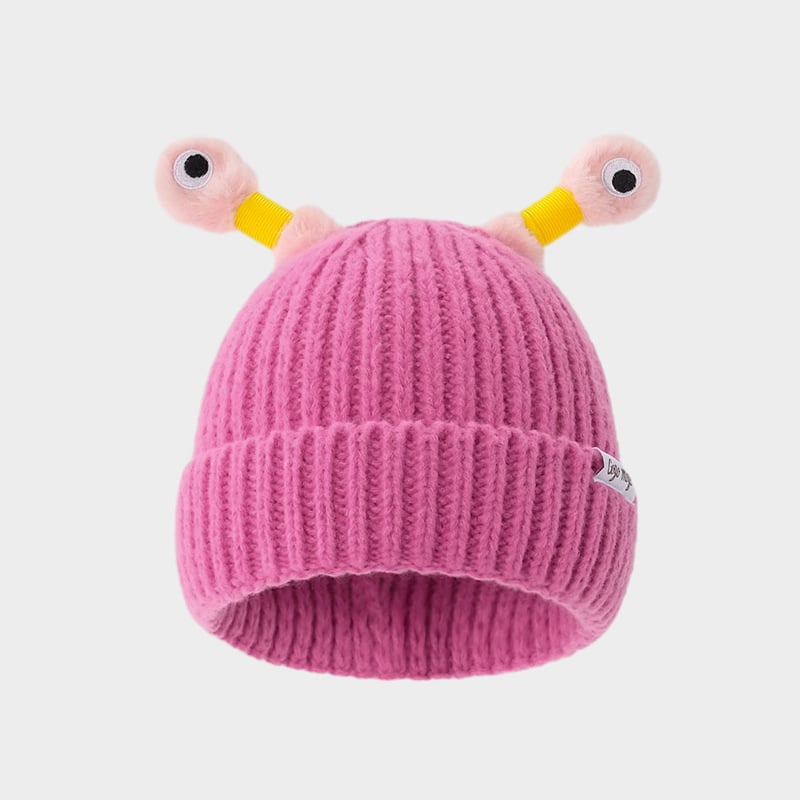 🔥2025 HOT SALE ✨️Winter Parent-Child Cute Glowing Little Monster Knit Hat