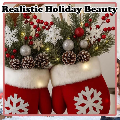 🎅Twinkling Christmas wreath with 120 LED Lights