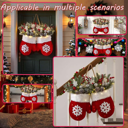 🎅Twinkling Christmas wreath with 120 LED Lights
