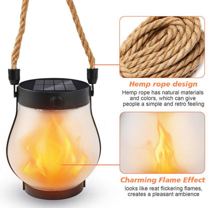 ✨Dancing flame Solar Lantern Outdoor Lights