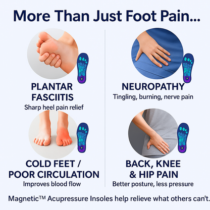 Heailthily® Magnetic Massage Insoles – Relieve Foot Pain & Improve Circulation Naturally