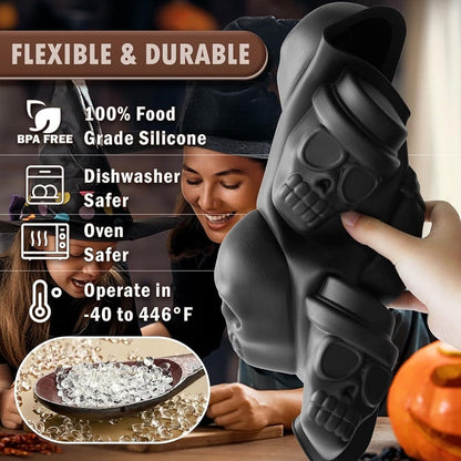💀Halloween Hot Sale🔥-Haunted Skull Cakelet Pan