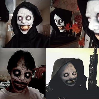 🏆Flash Sale⚡🎭 Scary Zombie Mask Set – The Ultimate Halloween Clown & Demon Costume Accessory!
