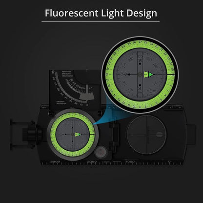 Professional Compass - Hiking Compass with Sighting Clinometer