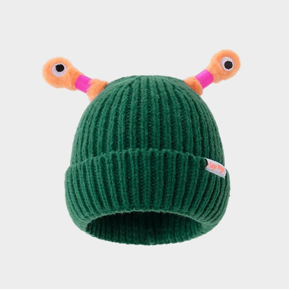 🔥2025 HOT SALE ✨️Winter Parent-Child Cute Glowing Little Monster Knit Hat