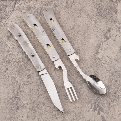 🔥LAST DAY 49%OFF🔥3-in-1 Outdoor Folding Deer Horn Handle  Knife