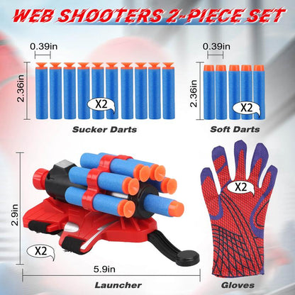 Web Slinger Toys with Glove Launcher