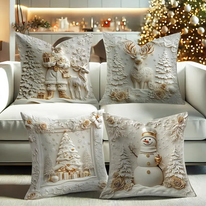 Christmas Themed Cushion Cover