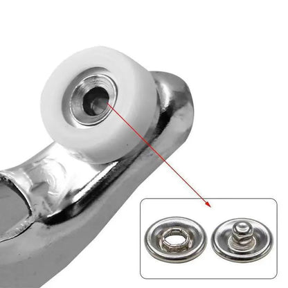 100 Sets Metal Snap Buttons with Fastener Pliers Tool Ki