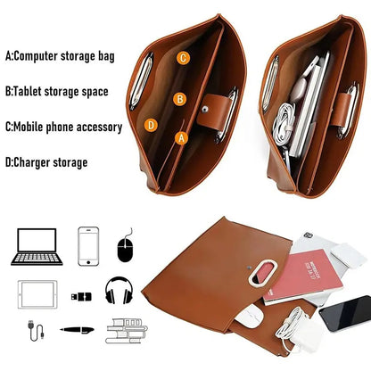 2PCS Laptop Bag for Women Handbag