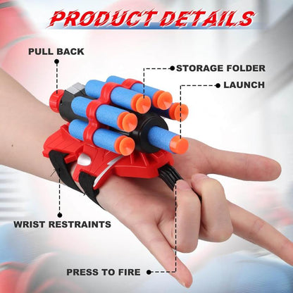Web Slinger Toys with Glove Launcher