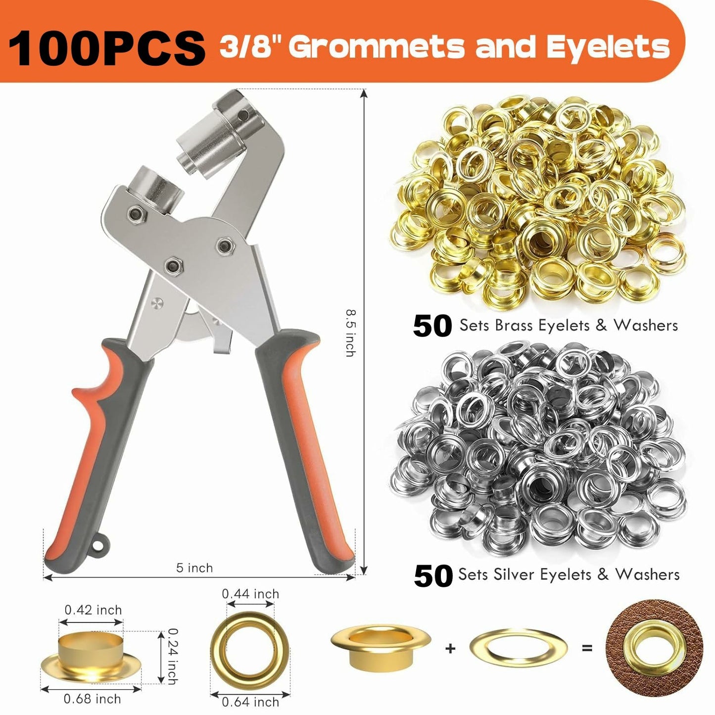 🔥LAST DAY 49%OFF🔥Professional Grommets Kit