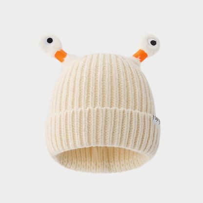 🔥2025 HOT SALE ✨️Winter Parent-Child Cute Glowing Little Monster Knit Hat