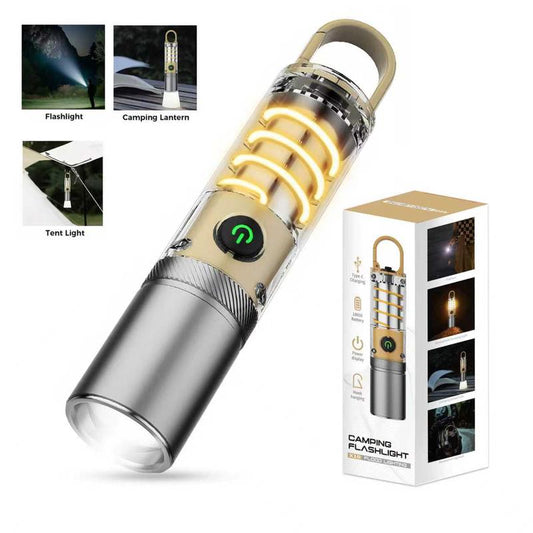 🔦 2-in-1 Multifunctional Camping Flashlight & Lantern