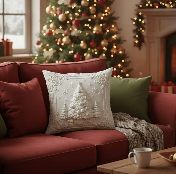 Christmas Themed Cushion Cover