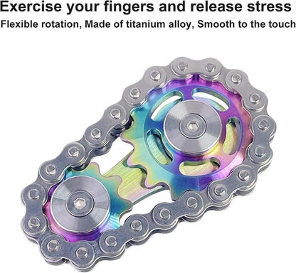 🔥Hot Sale 49% OFF🔥-Sprockets Bicycle Chain Fidget Spinner