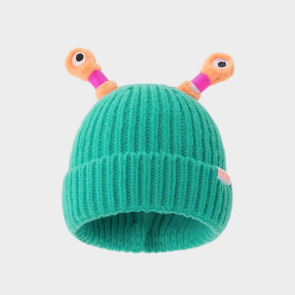 🔥2025 HOT SALE ✨️Winter Parent-Child Cute Glowing Little Monster Knit Hat